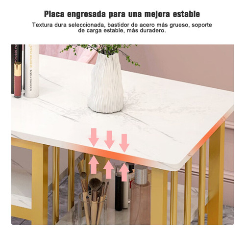 Mesa De Manicura Blanca Moderna Y Sencilla 120 Cm Blanco