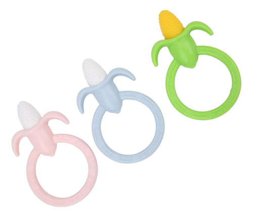 Juguetes De Silicona Para La Dentición, 3 Piezas, Calmante P