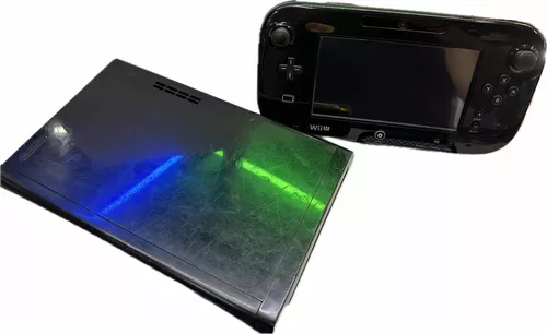 Nintendo Wii U Negra 1 Juegos Original con gamepad y cables reacondicionada  garantia 12 meses