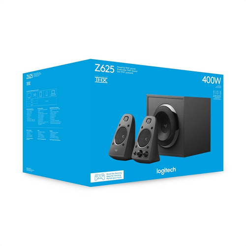 Imagen 6 de 7 de Parlantes 2.1 Logitech Z625 · 200 Watts Rms · Entrada Óptica