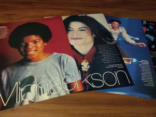 (q206) Michael Jackson * Clippings Revista 4 Pgs * 2008