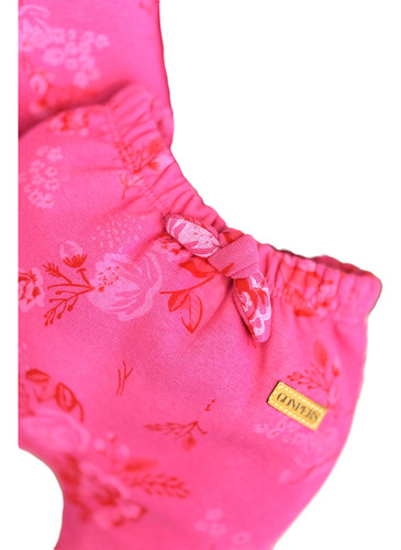 Conjunto Bebé Polo Gonpers - Ternura Y Comodidad Nena Fucsia 9-12 M