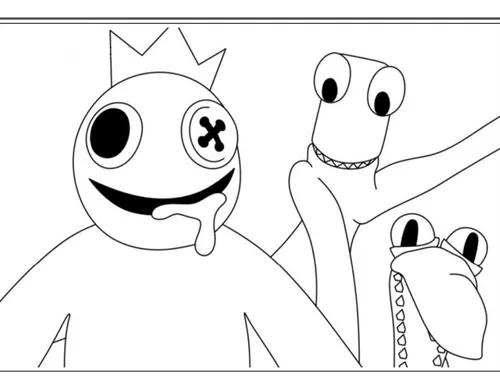 Desenhos de Rainbow Friends para colorir