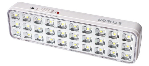 Luz De Emergencia Etheos 30 Led Recargable bateria con Cable 220v