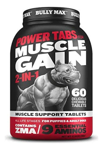 Bully Max The Ultimate Canine Supplement 60 Tabletas Aprobad