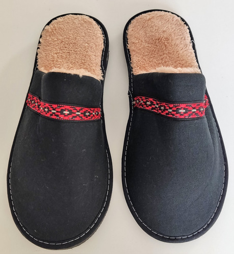 Pantufla De Hombre Con Base De Corderito