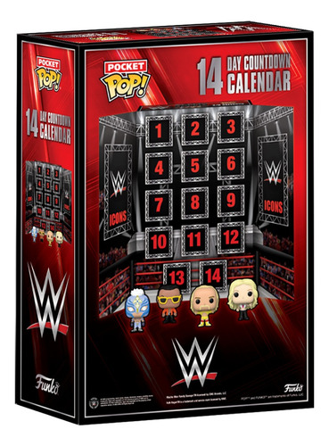 Funko Calendario World Wrestling Entertainment 14 Dias