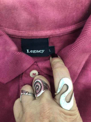Chomba Remera Legacy Talle L Bordó Hombre Excelente