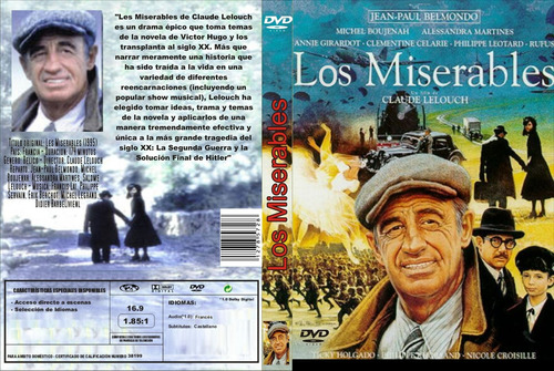 Los Miserables - Jean Paul Belmondo - Victor Hugo - Dvd