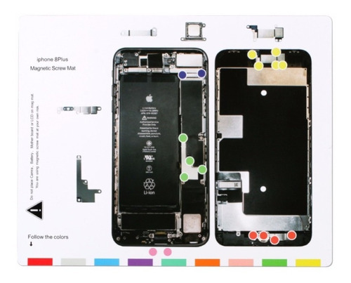 Alfombra Magnética Yaxun Compatible Con iPhone 8 Plus