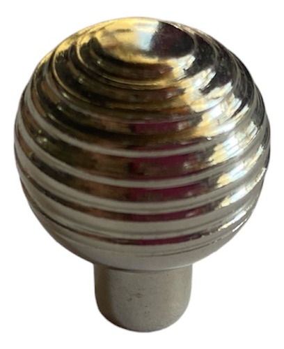 Tirador Para Mueble De Bronce Platil Art. Juana Plateado