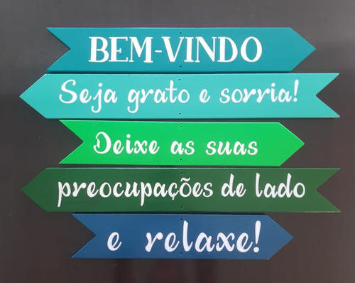Placas Com Frases Positivas, Bem-vindo, Natureza, Seja Grato