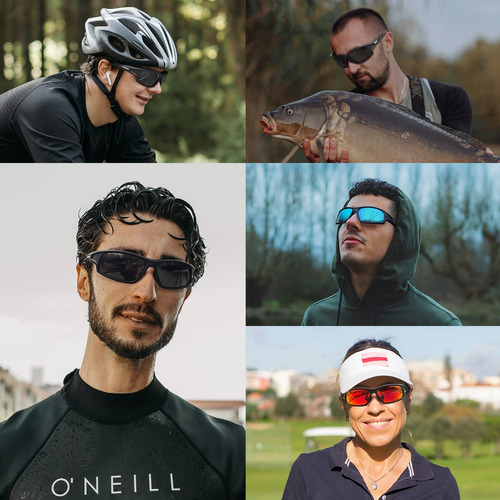 Gafas De Sol Deportivas Polarizadas Awgsee Con Protección Uv