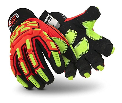 Guantes Ggt5 Series 4021x, L, Anaranjado/amarillo