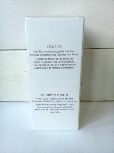 Agua De Tocador Yves Rocher Eau Fraiche Cerisier