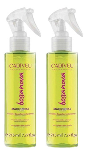 Kit Cadiveu Ativador De Cachos Bossa Nova 215ml - 2 Unidades