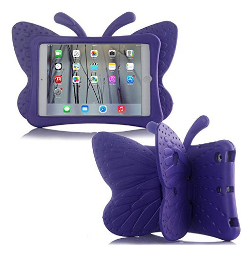 Simicoo iPad 7 8 10.2 3d Cute Butterfly Case Para Niños Lige