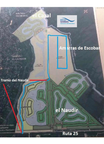 Imagen 4 de 8 de Lote Venta A La Laguna Amarras De Escobar