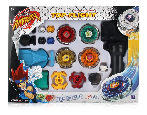 Juguetes Beyblades Burst Metal Fusion Con Lanzador