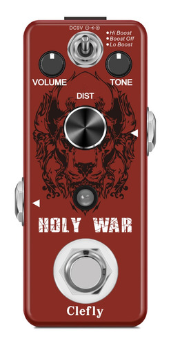 Pedal De Distorsión Para Heavy Metal Clefly Lef-305 Holy War