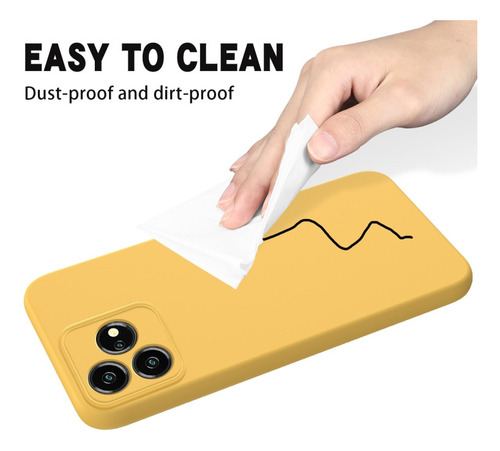 Funda De Silicona Líquida Para Zte Axon 50 Lite