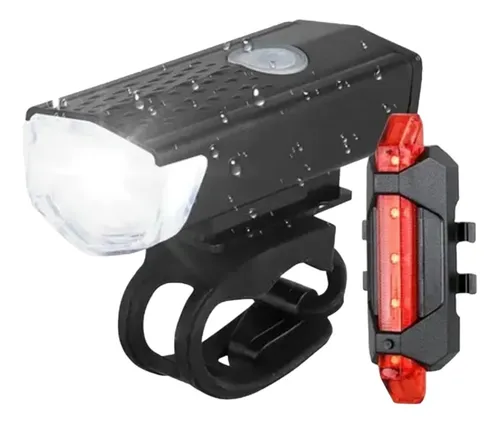 Set Luces Bicicleta Delantera Y Trasera Recargable Por Usb