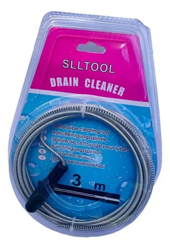 Sonda Destapador Cañerias 3 Metros Ducha Wc Lavamanos