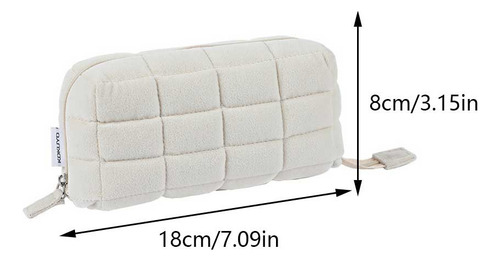 Estuche Para Lápices Con Forma De Almohada, Acolchado, Multi