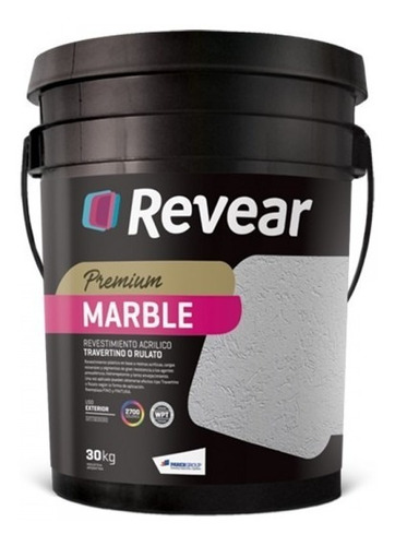 Revear Marble Revestimiento Acrilico Medio X 30 Kg