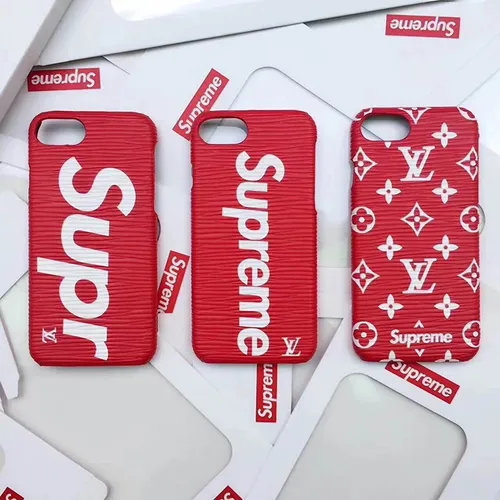 Supreme x Louis Vuitton iPhone 6/7/8 Red Case