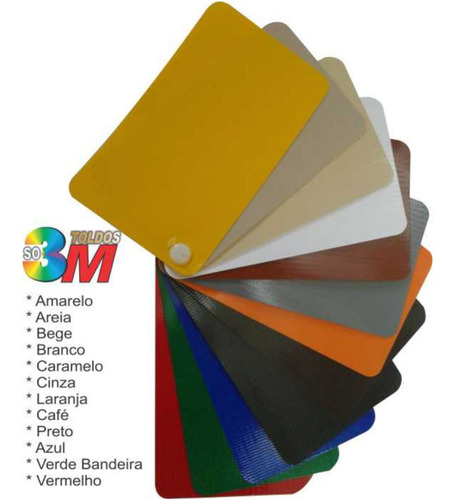 Imagem 7 de 9 de 1 Toldo Cortina Tela Solar 379 Largura X 234 Altura So3m