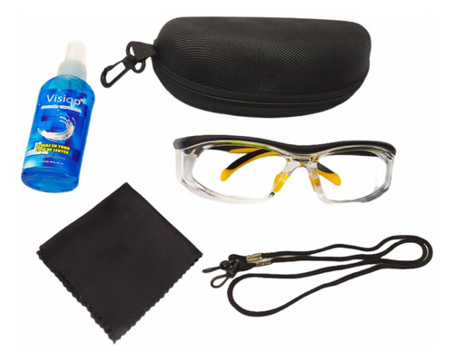 Lentes Gafa Goggle Seguridad  Industrial Graduable Impactos