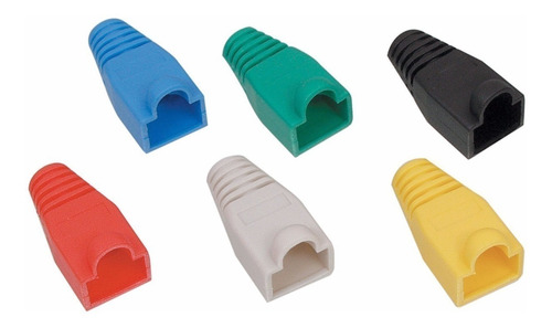 Imagen 3 de 5 de Super Oferta! Capuchones P/ Fichas Rj45 Bolsa De 100u.