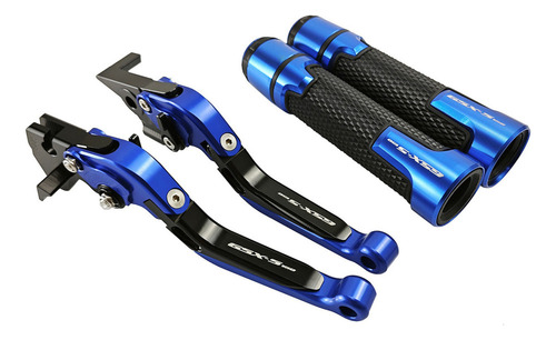 Manitas, Palancas Y Puños Para Suzuki Gsx S Gsx-s 150, Azul