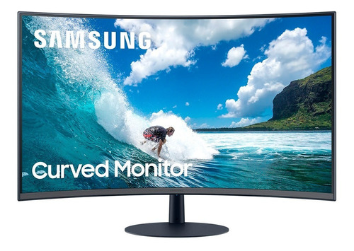 Monitor Curvo Led 32 Samsung T550 75hz Parlantes Hdmi Dp Vga