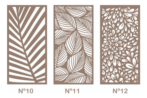 Imagen 5 de 7 de Panel Decorativo Chapa Nº 16 (1,6mm) P/exterior 60 X 120 Cm