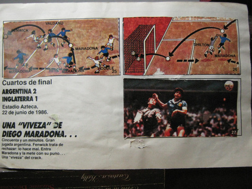 Argentina Campeón Mundial México 86 Álbum De Los Goles (Usado)