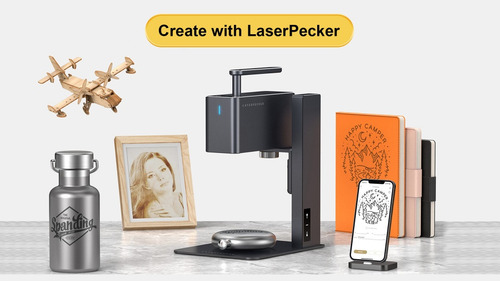 Gravador Laserpecker L2 Suit Laser Portátil 5w+suporte+rolo