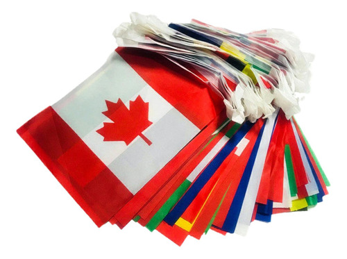 Conjunto De Pancartas De Banderas De Cadena, 14cmx21cmx15m