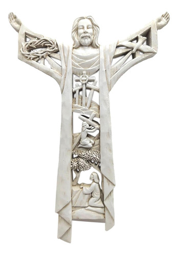 Escultura De Pared Figuras De Jesús Reliquias Religiosas