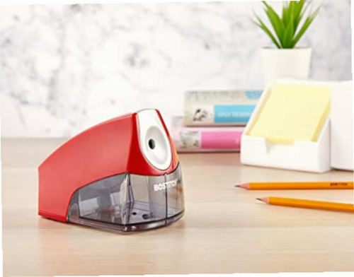 Bostitch Office Sacapuntas Eléctrico Personal, Potente Color Rojo