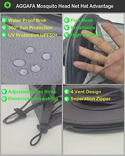 Gorra Mosquitera Aggafa, Upf 50+, La Mejor