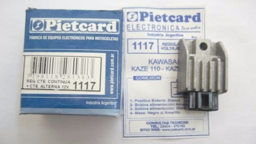 Regulador De Voltaje Pietcard Kawasaki Kaze-r