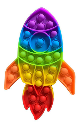 Juguete Fidget Toy Antiestrés Pop It Sensorial Foguete