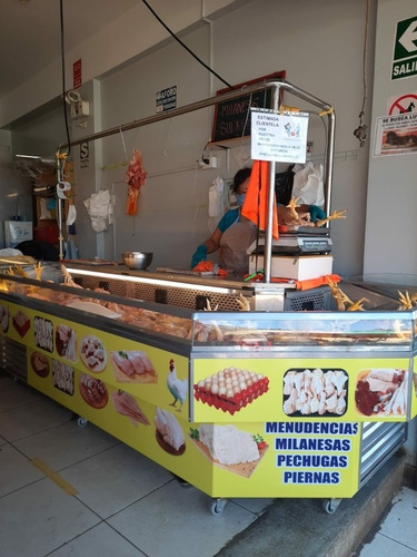 Vitrina Exhibidora De Venta De Aves Y Carnes