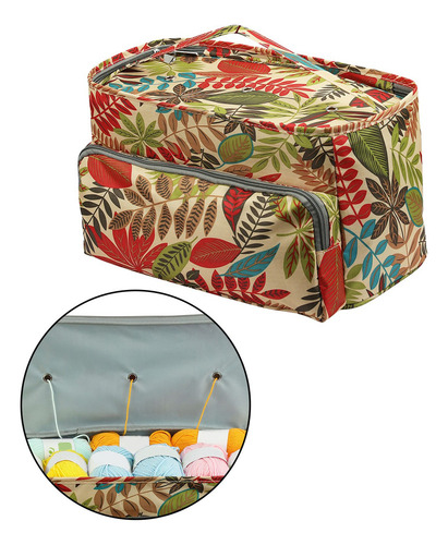 Bolsa De Tejer Portátil Organizador De Hilo Bolso De Mano