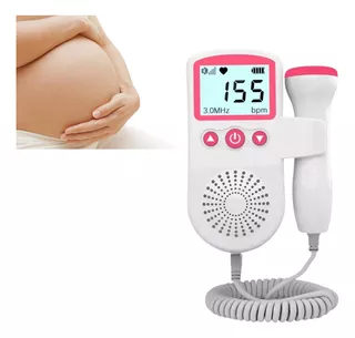 Sonar Fetal Doppler Ultrassom Ouvir Batimentos Bebe Monitor