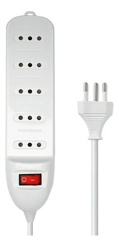 Alargador Zapatilla 5 Enchufes Certificado 1,5m+ Interruptor Color Blanco