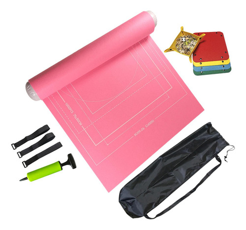 Nuevo Accesorio Puzzle Mat Rollo 1500 Piezas Rosa