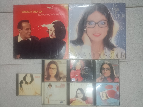 Cd Nana Mouskouri Vinilo Lote No Streisand Dion Houston Tina